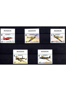 JERSEY francobolli serie completa Unificato 518/22 nuovi